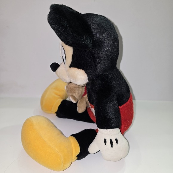 Disneyland Vintage Gund Inc Mickey Mouse With Bear Vintage - Picture 5 of 6